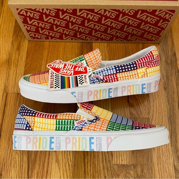 Vans Pride Classic Slip On Women’s Sneakers - Picture 6 of 6